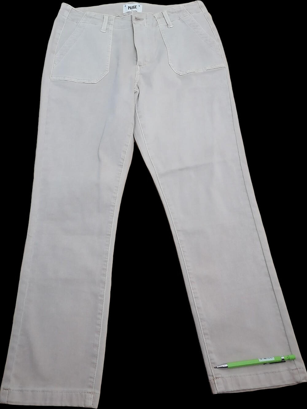 🌵PAIGE Tan Utility Chinos with Patch Pockets